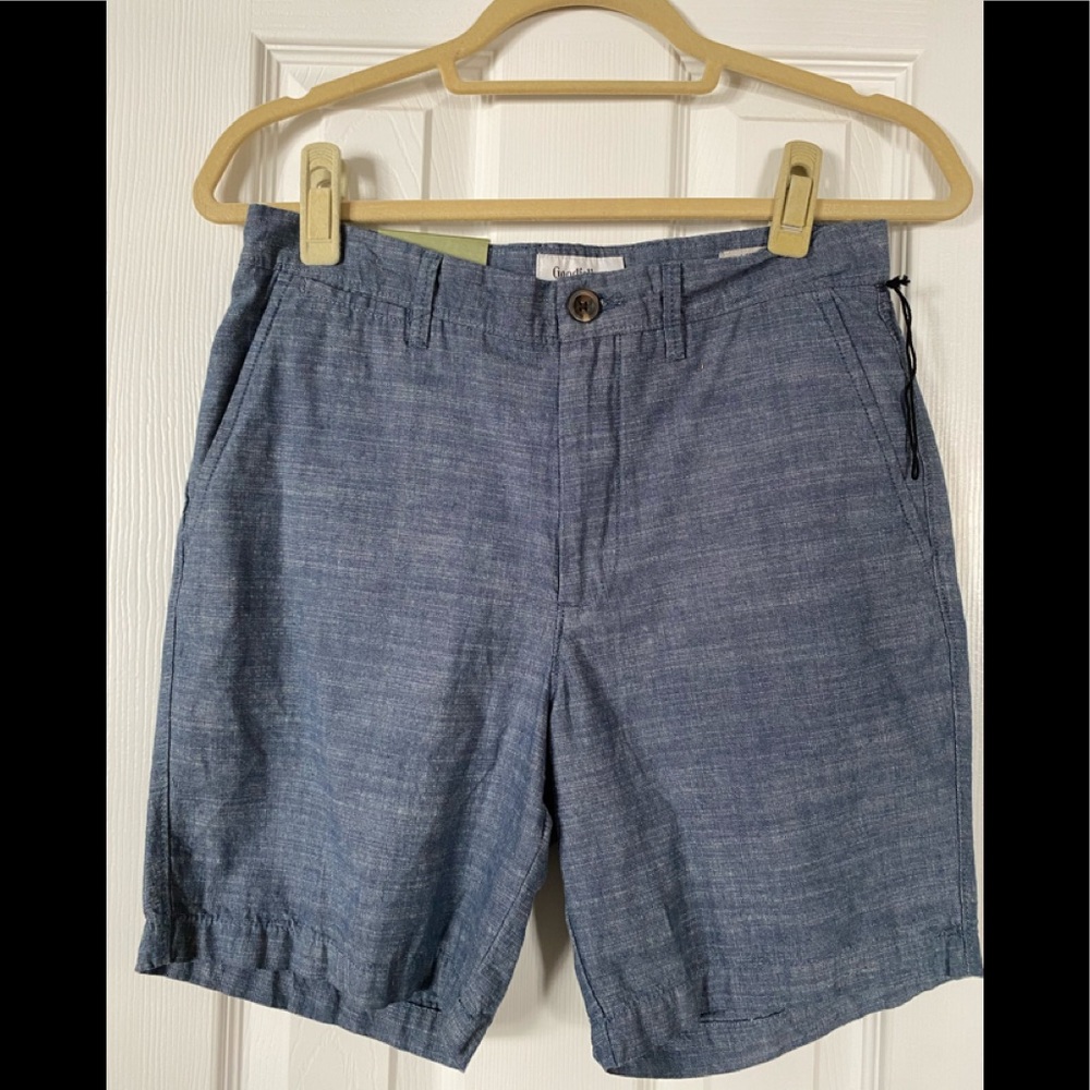 Heathered blue men’s shorts